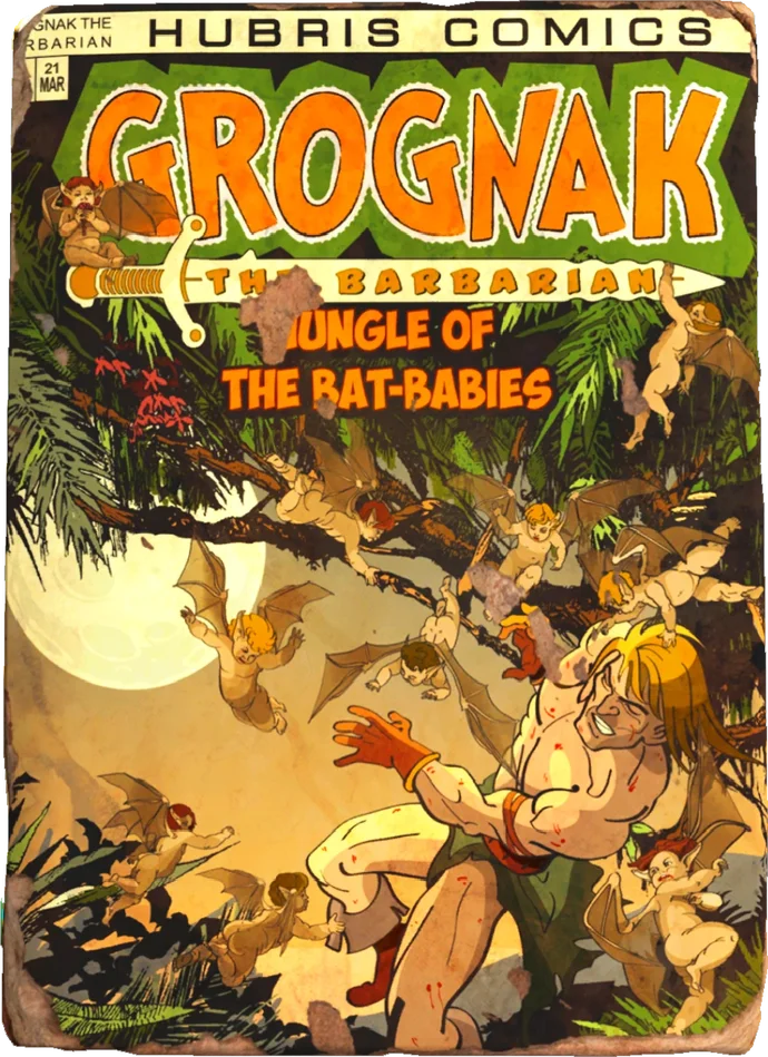 Fallout4 Grognak the Barbarian comic book cover
