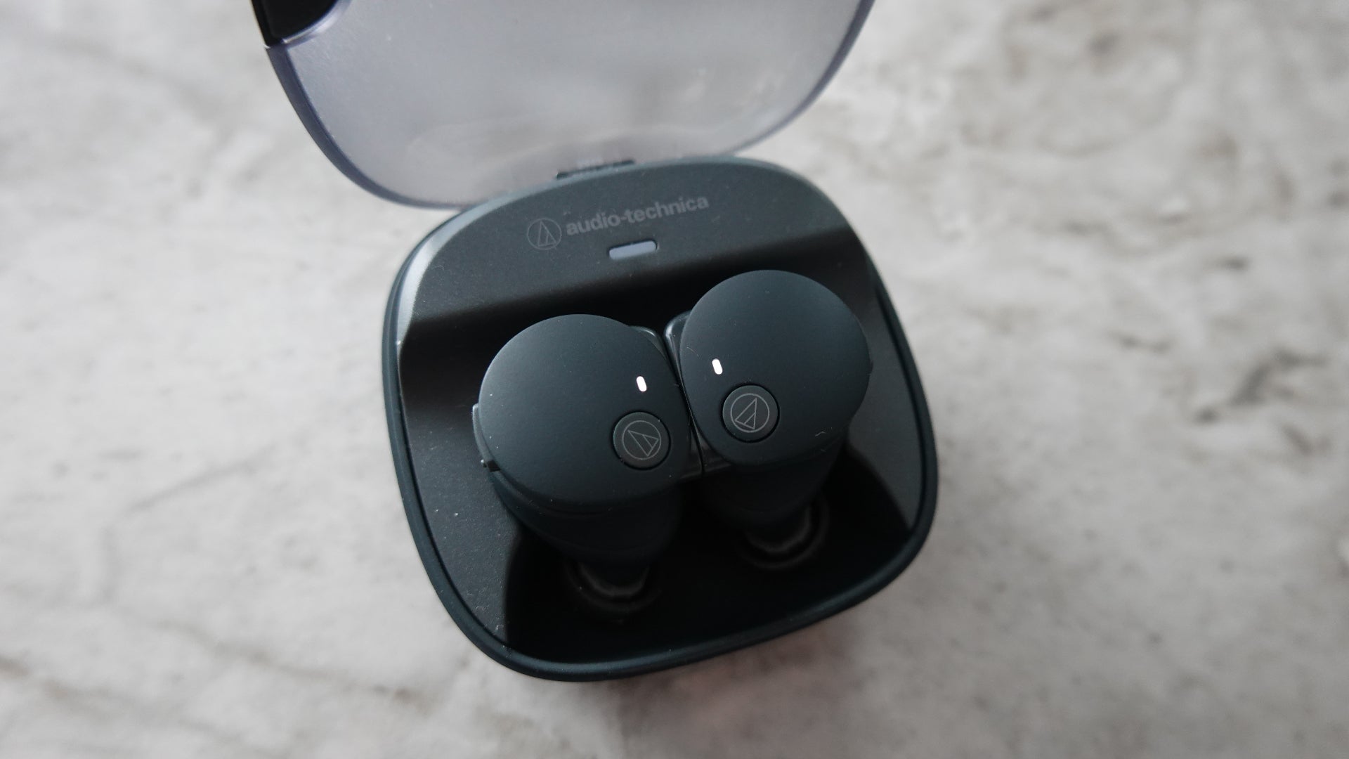 Audio-Technica ATH-CKS50TW2 earbuds in case