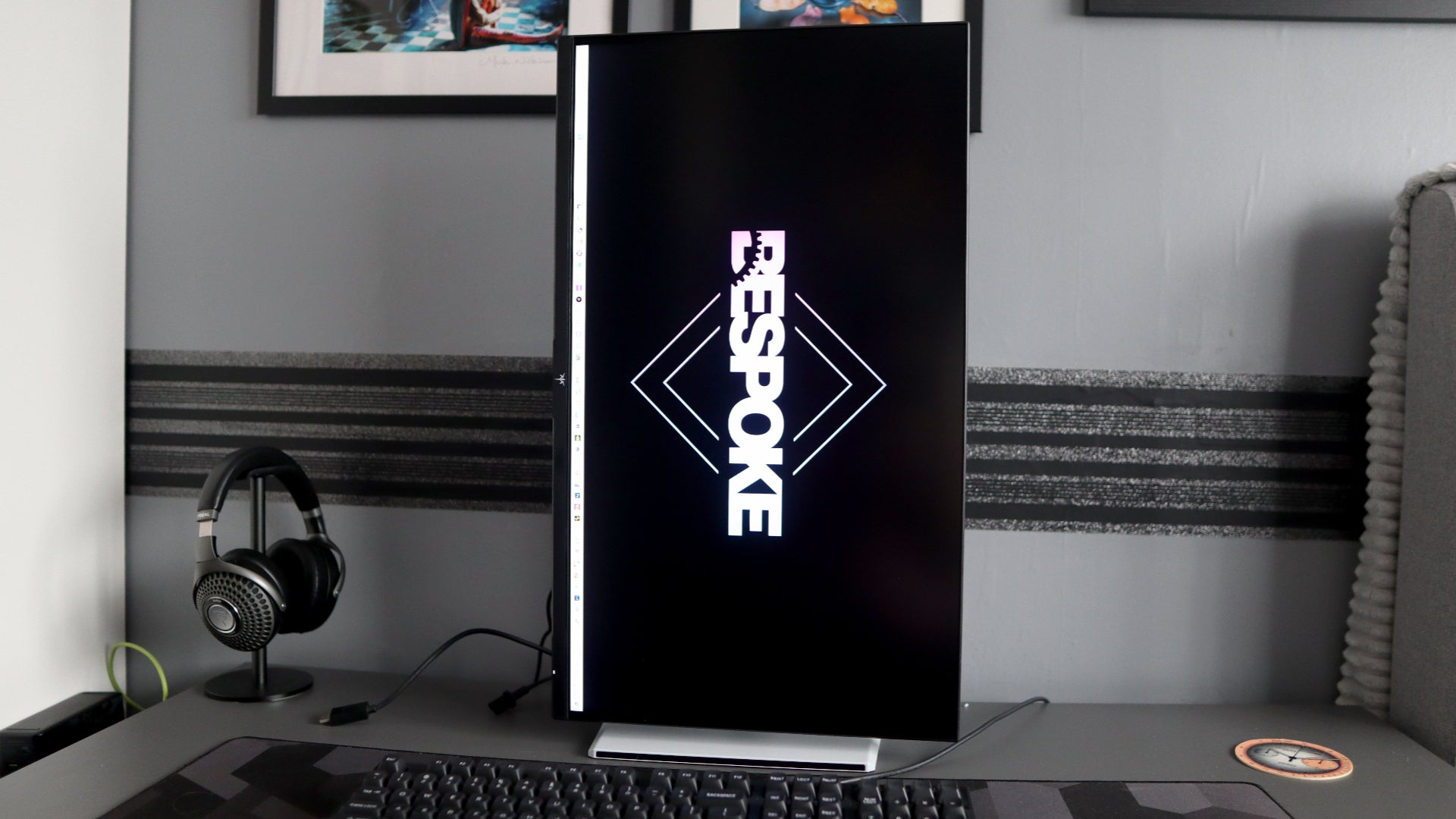 KTC M27P6 gaming monitor profile portrait