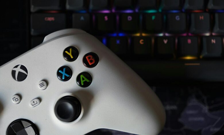 Colorful gaming controllers representing Nintendo gaming hardware and accessories