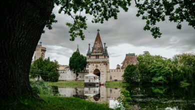 Medieval fantasy castle representing Dragon Age's epic fantasy setting