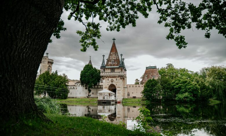 Medieval fantasy castle representing Dragon Age's epic fantasy setting