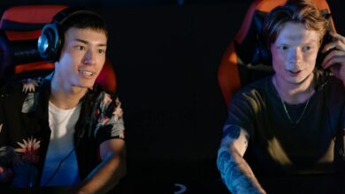 Professional gaming headset on desk representing esports competitive environment