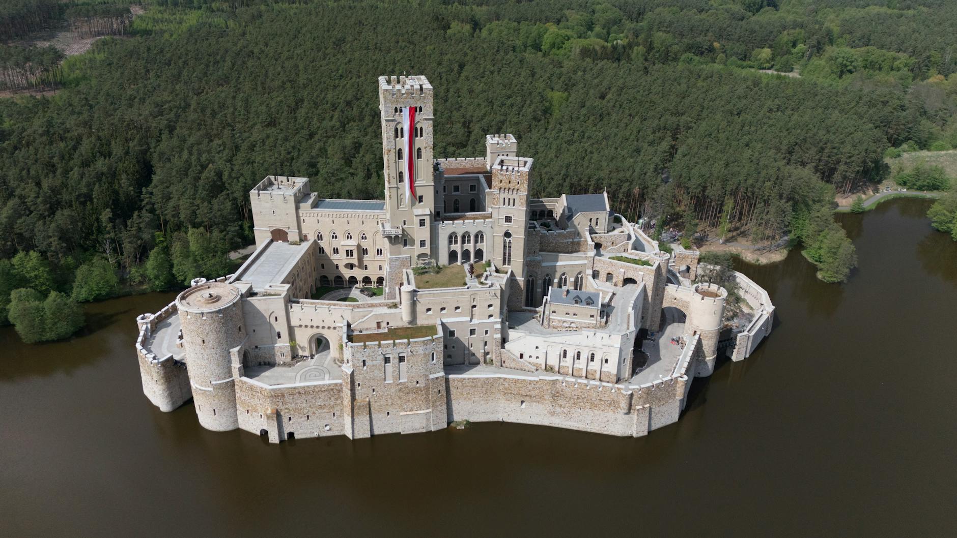 Medieval castle architecture representing Hogwarts Legacy's magical school setting