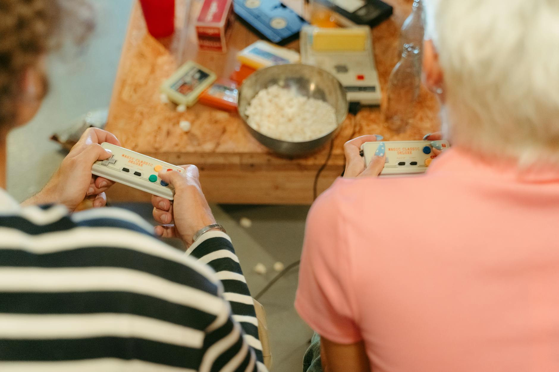 Collection of colorful video game cases and cartridges