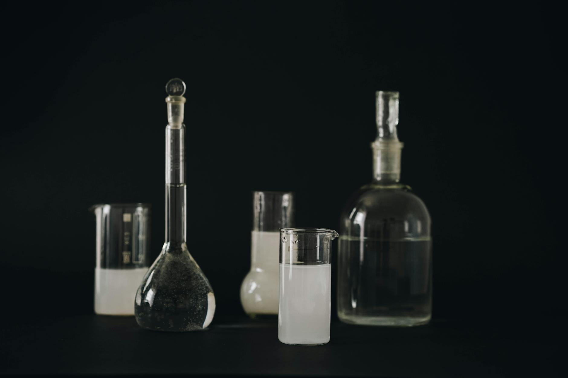 Dark laboratory setting reflecting the atmospheric Zombies mode environments