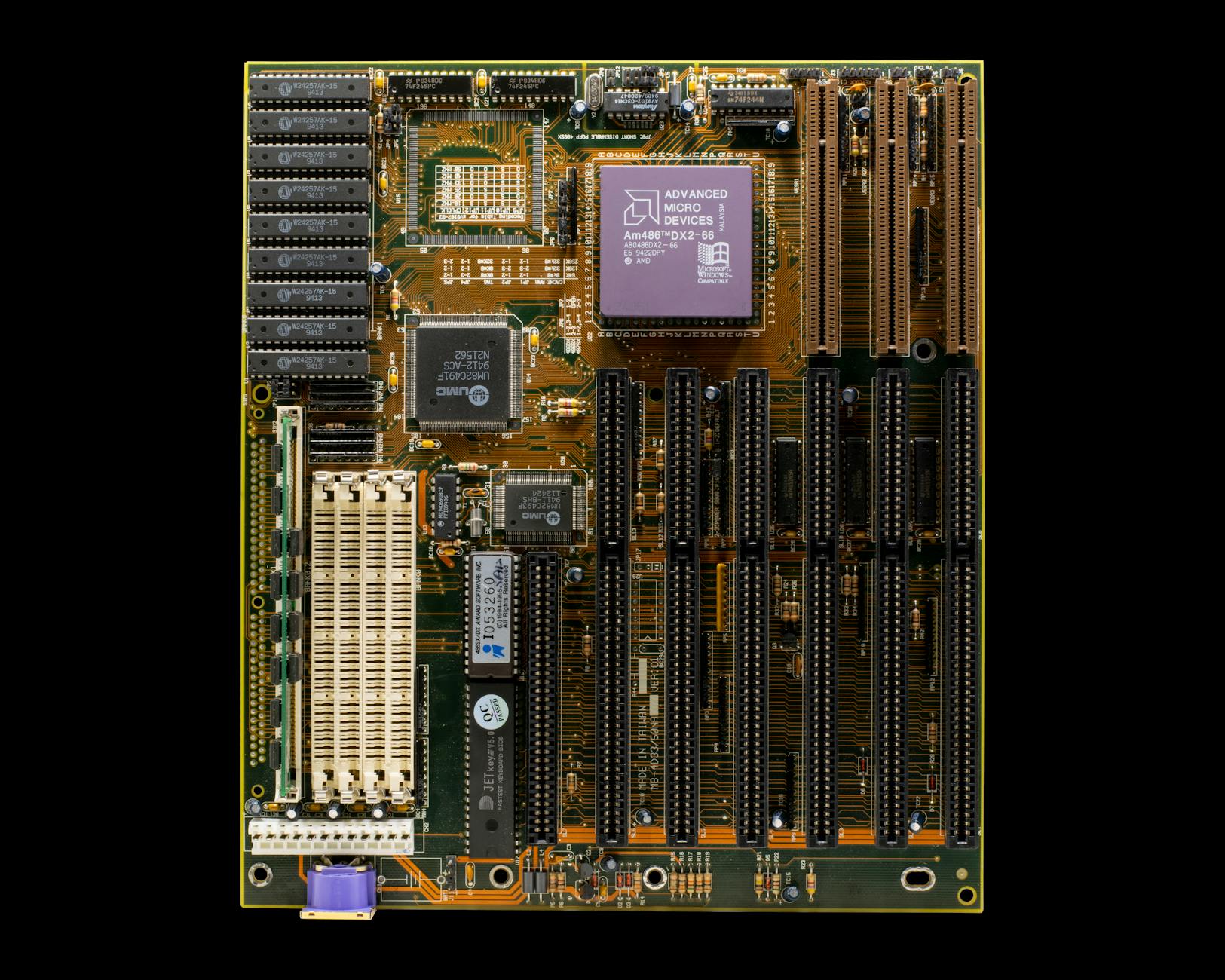 Modern computer processor chip on circuit board highlighting gaming performance hardware