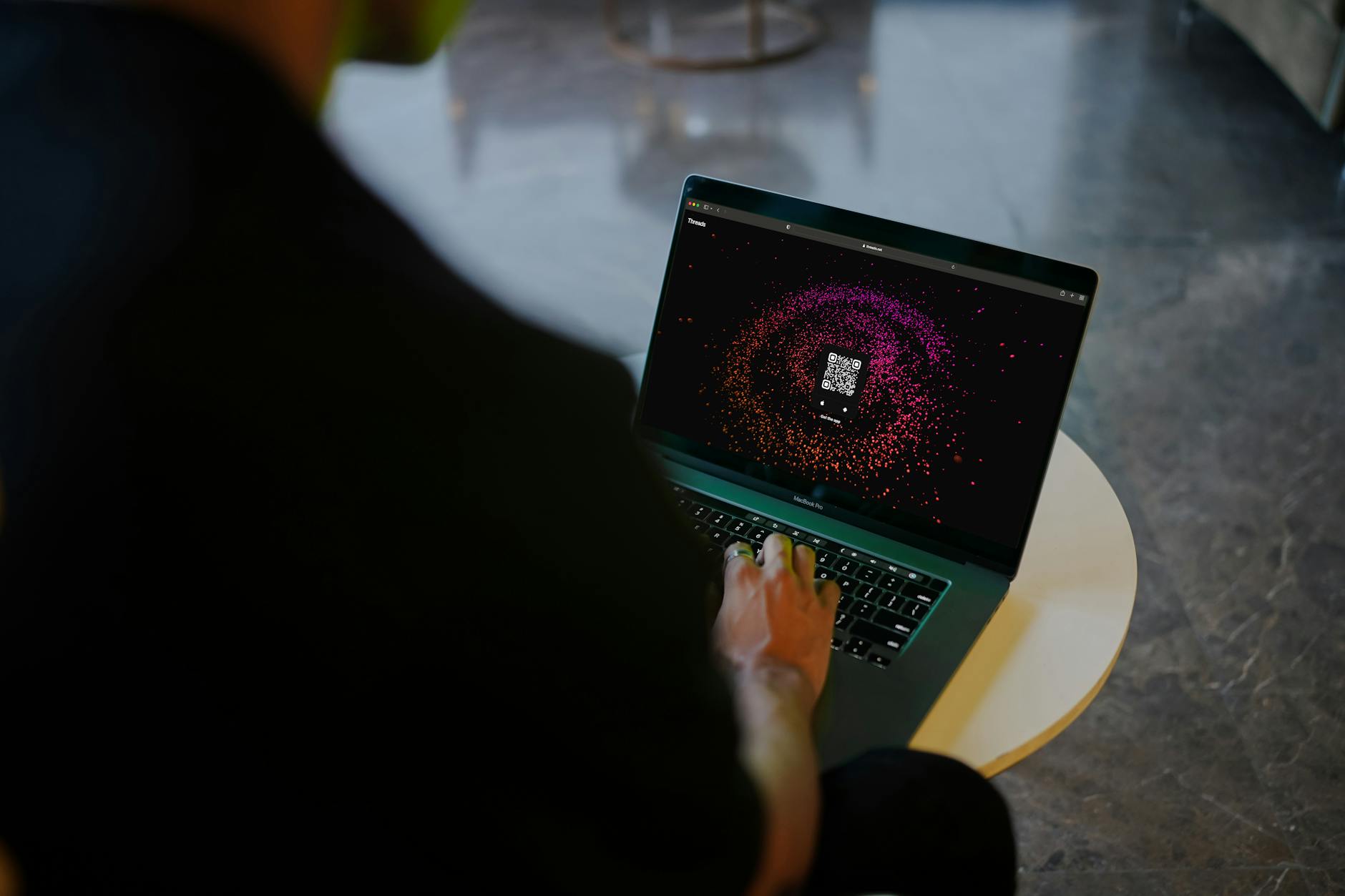 Abstract representation of wireless connectivity and network signals