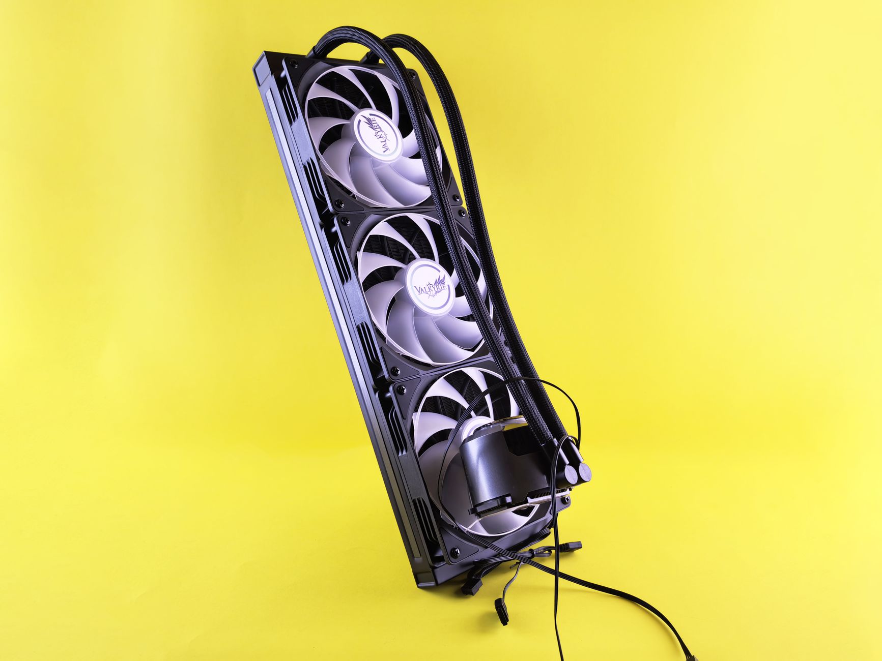 360mm AIO liquid cooler mounted in a gaming PC case