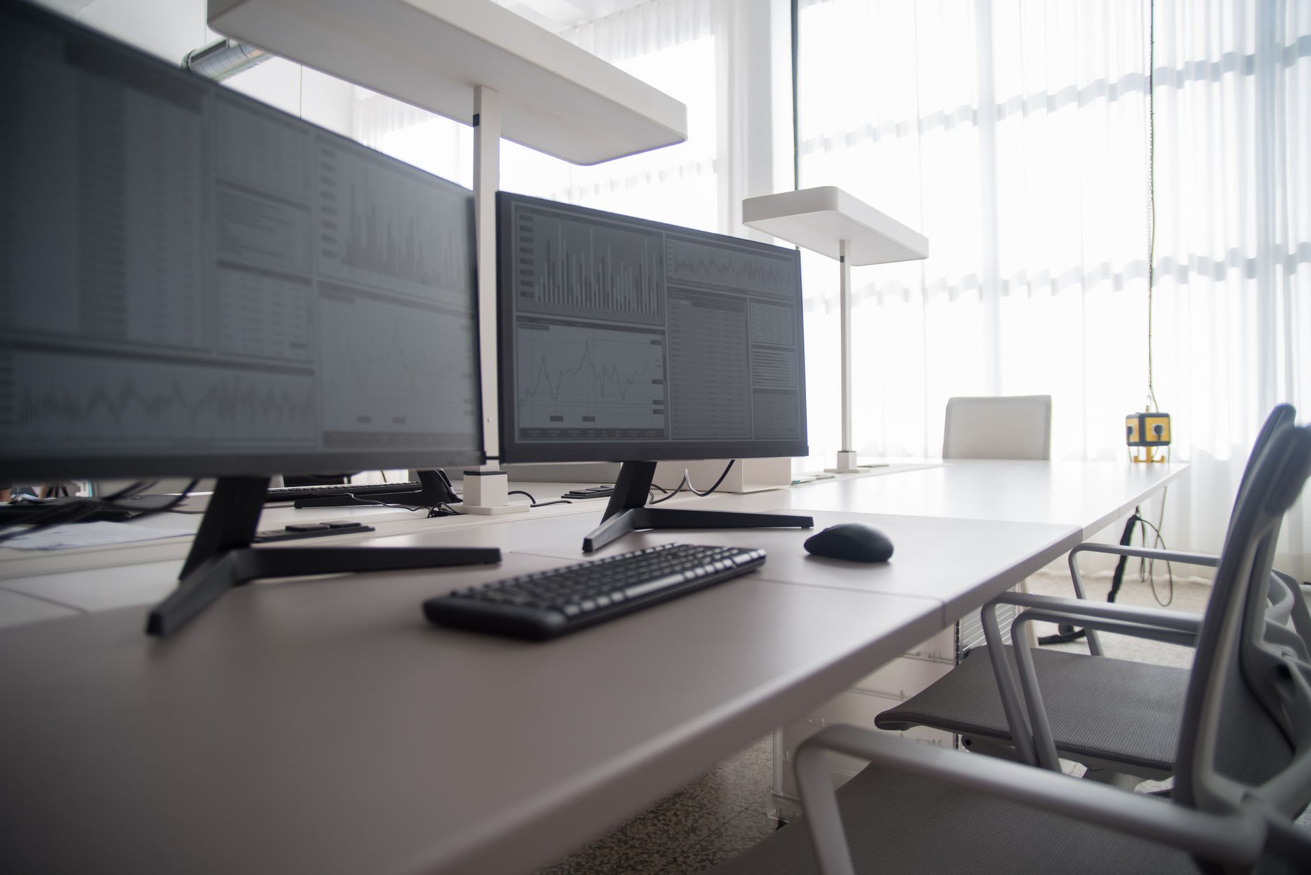Large 4K gaming monitor displaying a high-resolution game environment